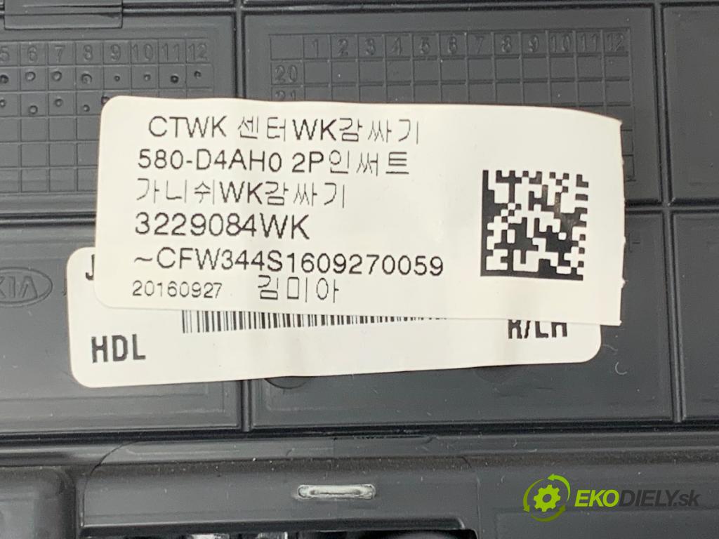 KIA OPTIMA Kombi 2016 104 kW 1.7 CRDi 1685 čalúnenie Dvere ľavy zad Roleta 3229084WK