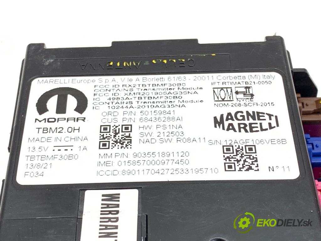 JEEP GRAND CHEROKEE WL SUV 2021 210 kW 3.6 4WD 3604 modul 68436288AI