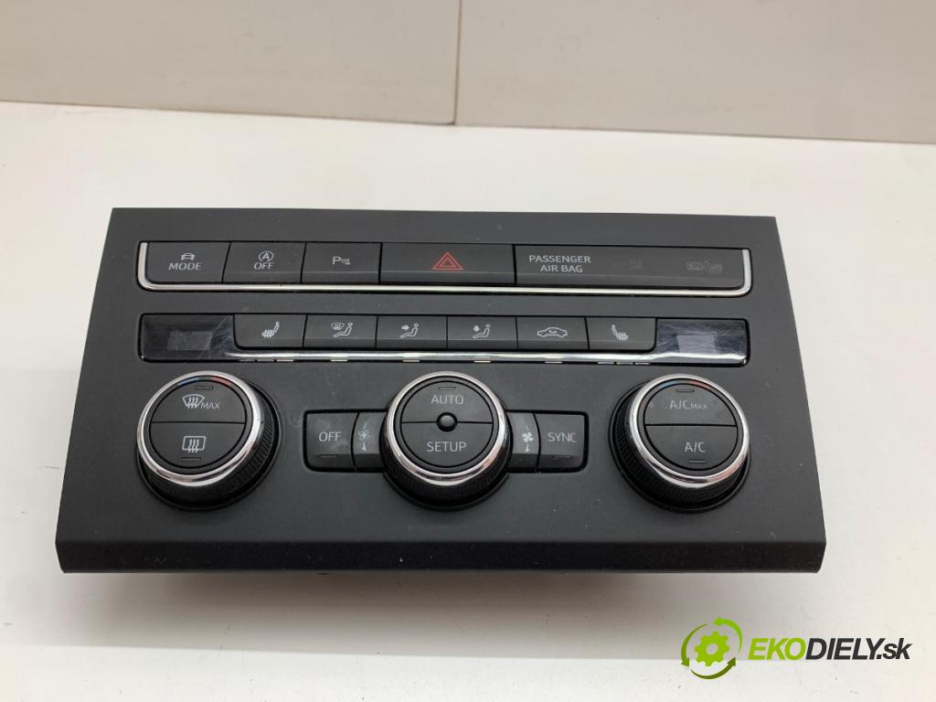 SEAT LEON III Kombi 2015 110 kW 2.0 TDI 1968 Panel ovládaní topení 5F0907044J (Páčky pod volantem)