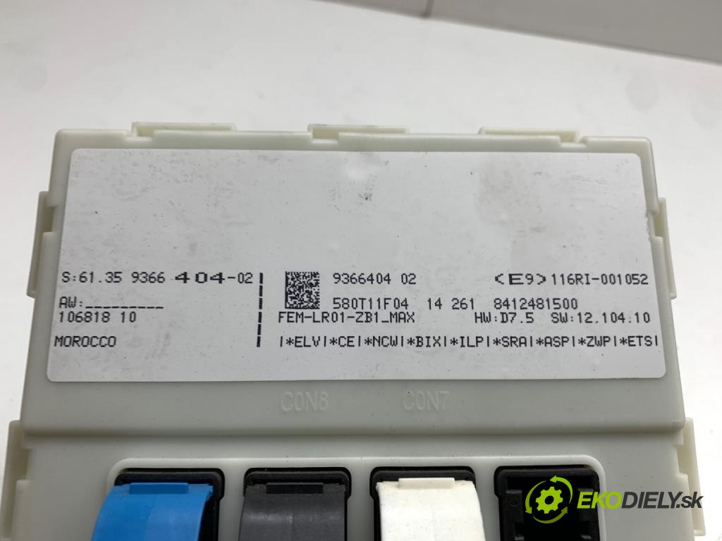 BMW F30 sedan 2014 155 kW 325 d 1995 Modul FEM: 9366404