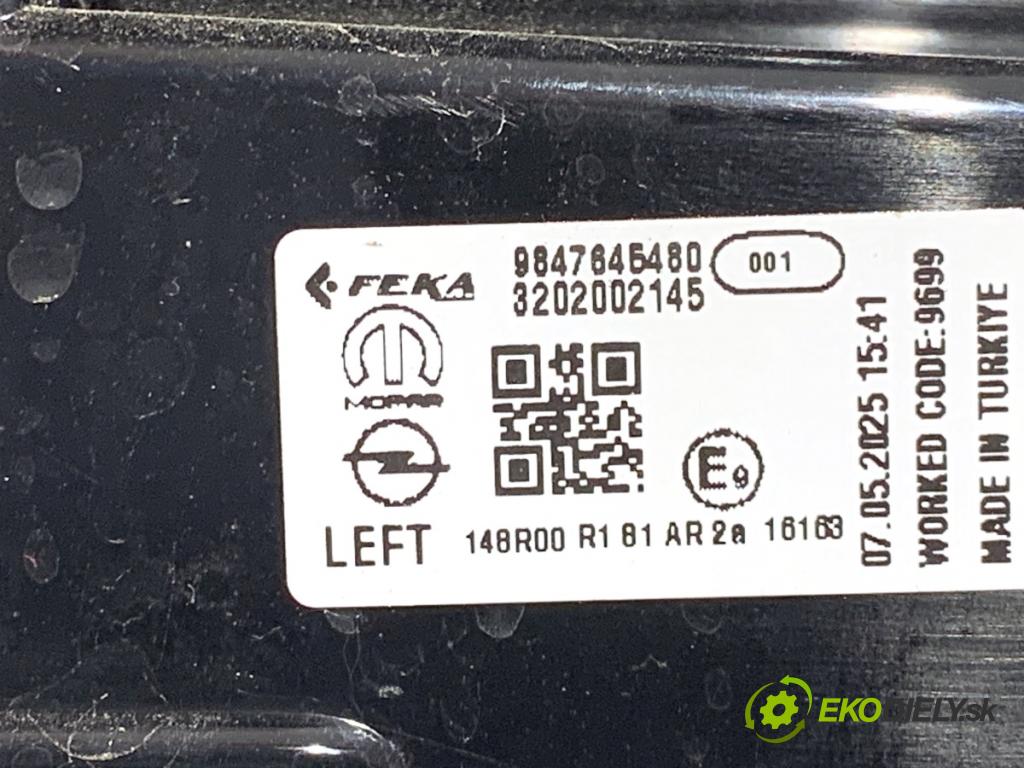 OPEL FRONTERA  2025 100 kW 1.2 MHEV 100kW (136KM) 1199 světlo levý zadní část 9847645480