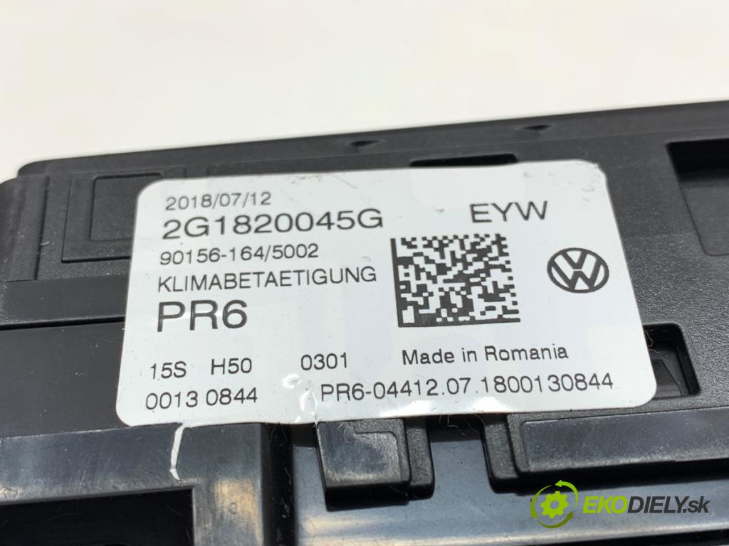 VW POLO VI liftback 2018 70 kW 1.0 TSI 999 Panel ovládaní topení 2G1820045G (Páčky pod volantem)