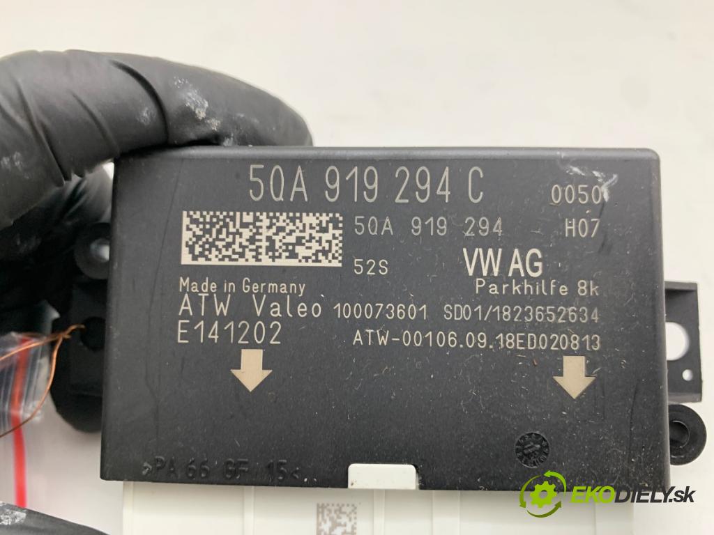 VW POLO VI liftback 2018 70 kW 1.0 TSI 999 modul PDC 5QA919294C (Řídící jednotka ostatní)
