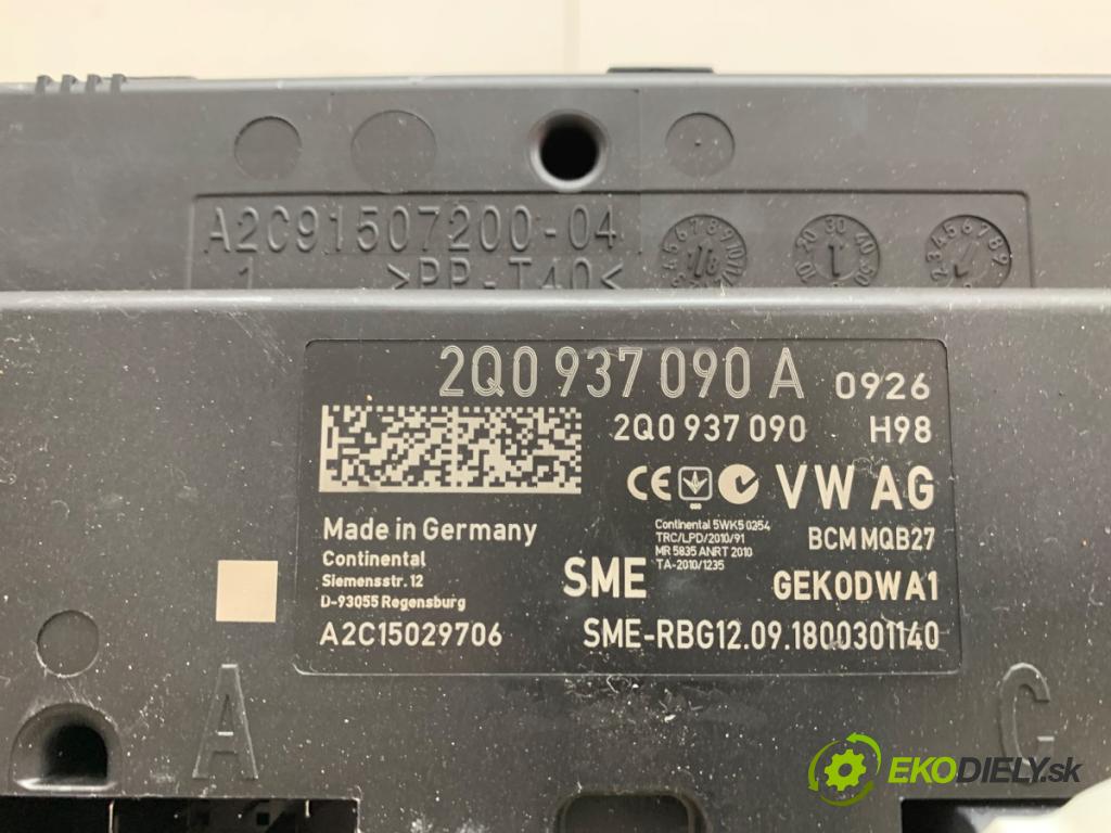 VW POLO VI liftback 2018 70 kW 1.0 TSI 999 modul komfortu 2Q0937090A (Komfortní modul)