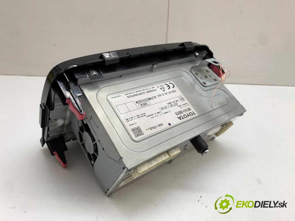 TOYOTA AYGO II liftback 2014 51 kW 1.0 (KGB40) 998 RADIO 86140-0H010 (Audio zariadenie)