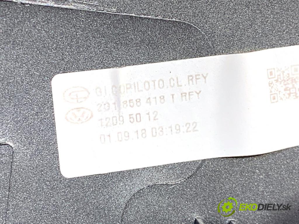 VW POLO VI liftback 2018 70 kW 1.0 TSI 999 lišty kryt 2G1858417AK (Lišta)