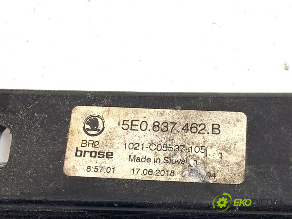 SKODA OCTAVIA III Kombi 2018 110 kW 2.0 TDI 1968 Mechanizmus okna pravy predný 5E0837462B