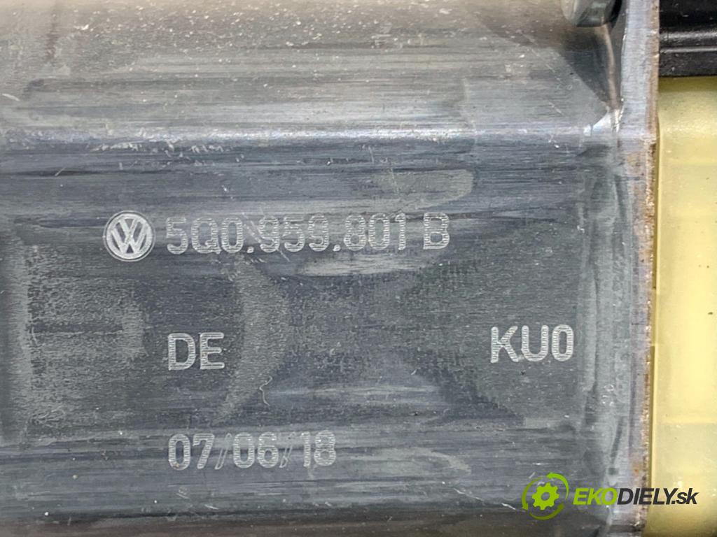SKODA OCTAVIA III Kombi 2018 110 kW 2.0 TDI 1968 Mechanizmus okna ľavy predný 5E0837461B