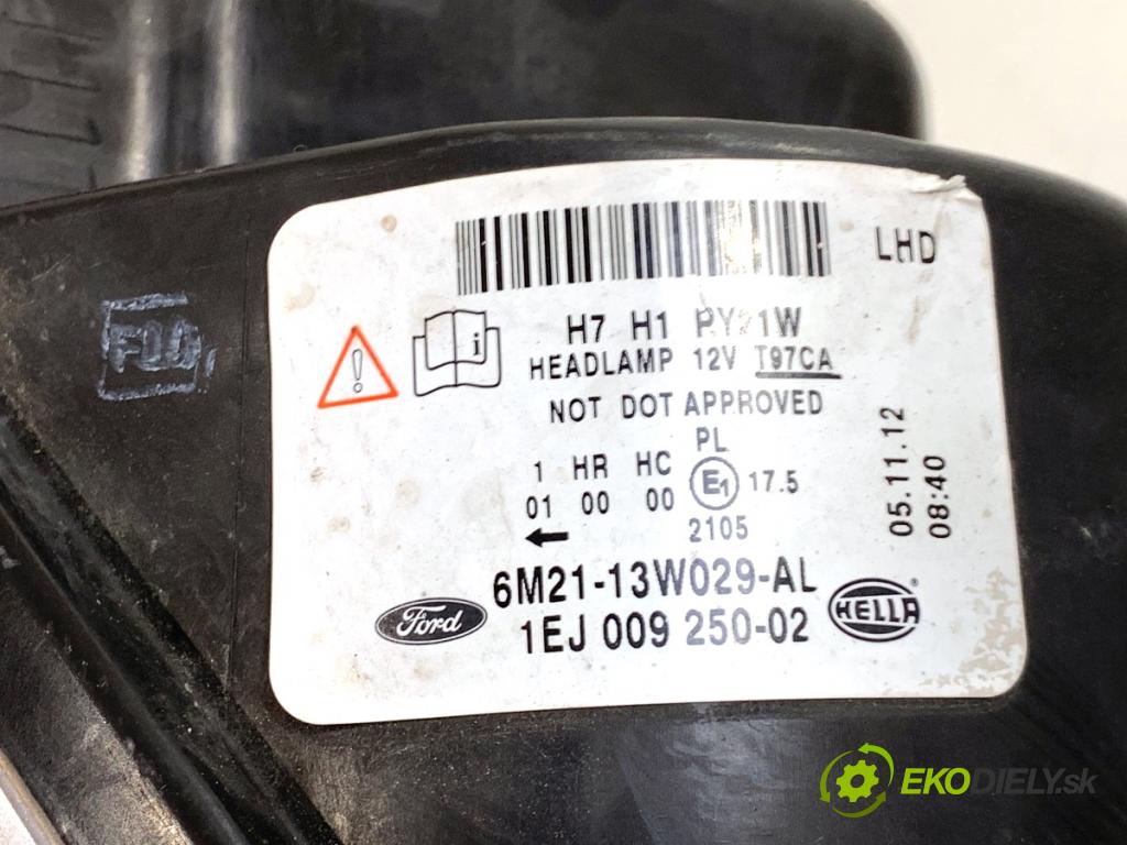 FORD S-MAX nadwozie wielkoprzestrzenne (MPV) 2012 103 kW 2.0 TDCi 1997 světlomet pravý přední část 6M21-13W029-AL
