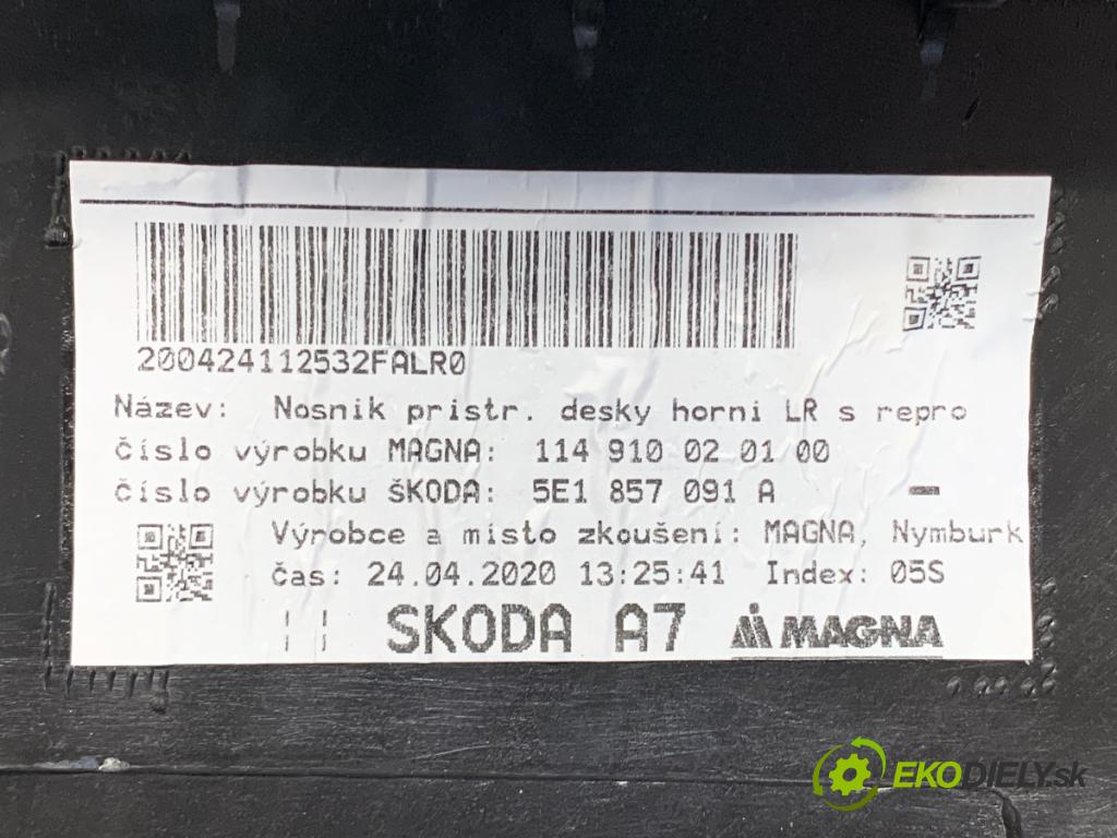 SKODA OCTAVIA III Kombi 2018 110 kW 2.0 TDI 1968 palubní doska  (Palubní deska)