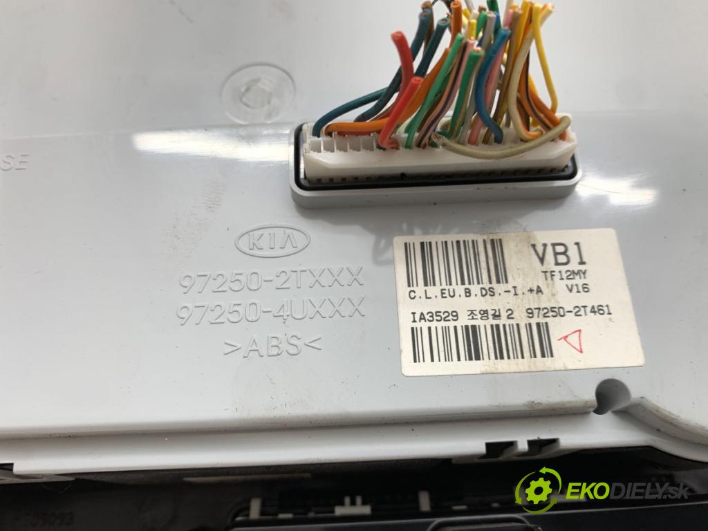 KIA OPTIMA sedan 2014 100 kW 1.7 CRDi 1685 Panel ovládania kúrenia 97250-2T461 (Prepínacie páčky pod volantom)