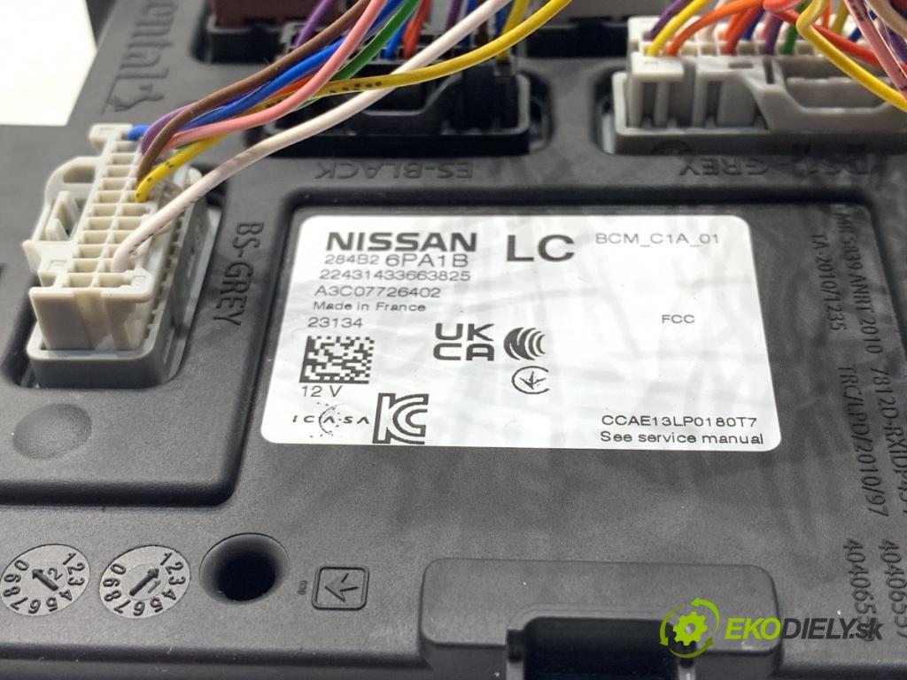 NISSAN JUKE SUV 2023 84 kW 1.0 999 Modul BCM 284B26PA1B (Riadiaca jednotka ostatné)