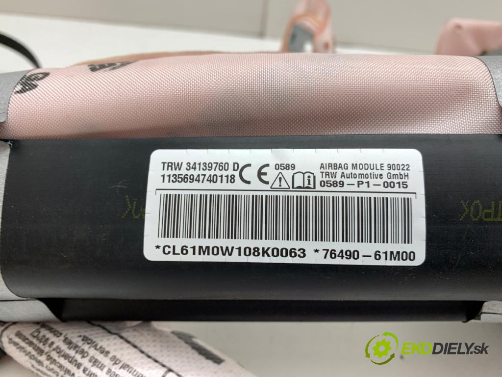 SUZUKI SX4 liftback 2019 103 kW 1.4 T (AKK 414) 1373 Stropný ľavy 76490-61M00