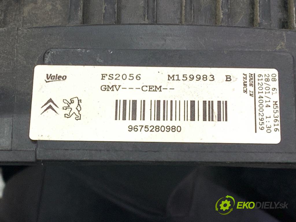 PEUGEOT 208 I liftback 2014 60 kW 1.2 VTI 82 1199 Ventilátor chladiča 9675280980 (Ventilátor)