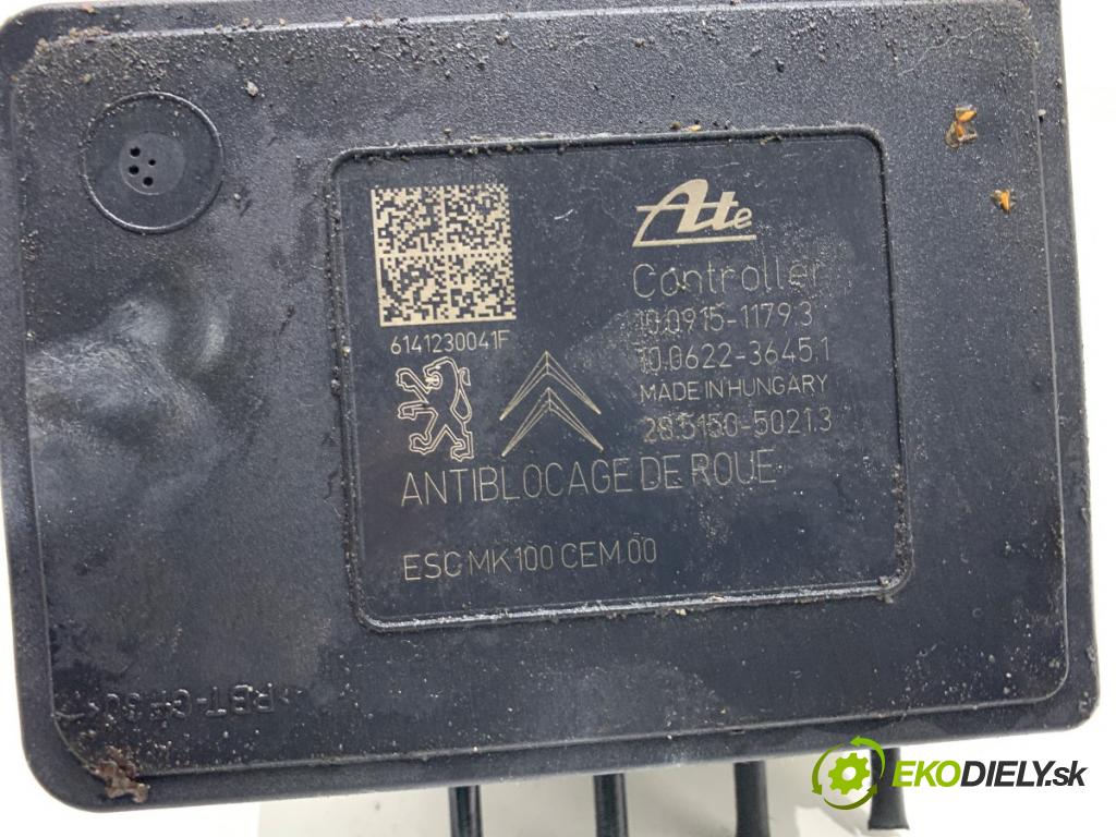 PEUGEOT 208 I liftback 2014 60 kW 1.2 VTI 82 1199 Pumpa ABS 9806891780 (Pumpa ABS)