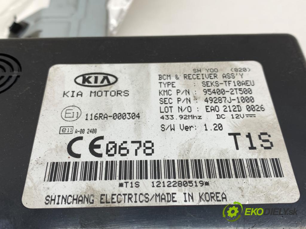 KIA OPTIMA sedan 2014 100 kW 1.7 CRDi 1685 modul BCM 95400-2T500 (Řídící jednotka ostatní)