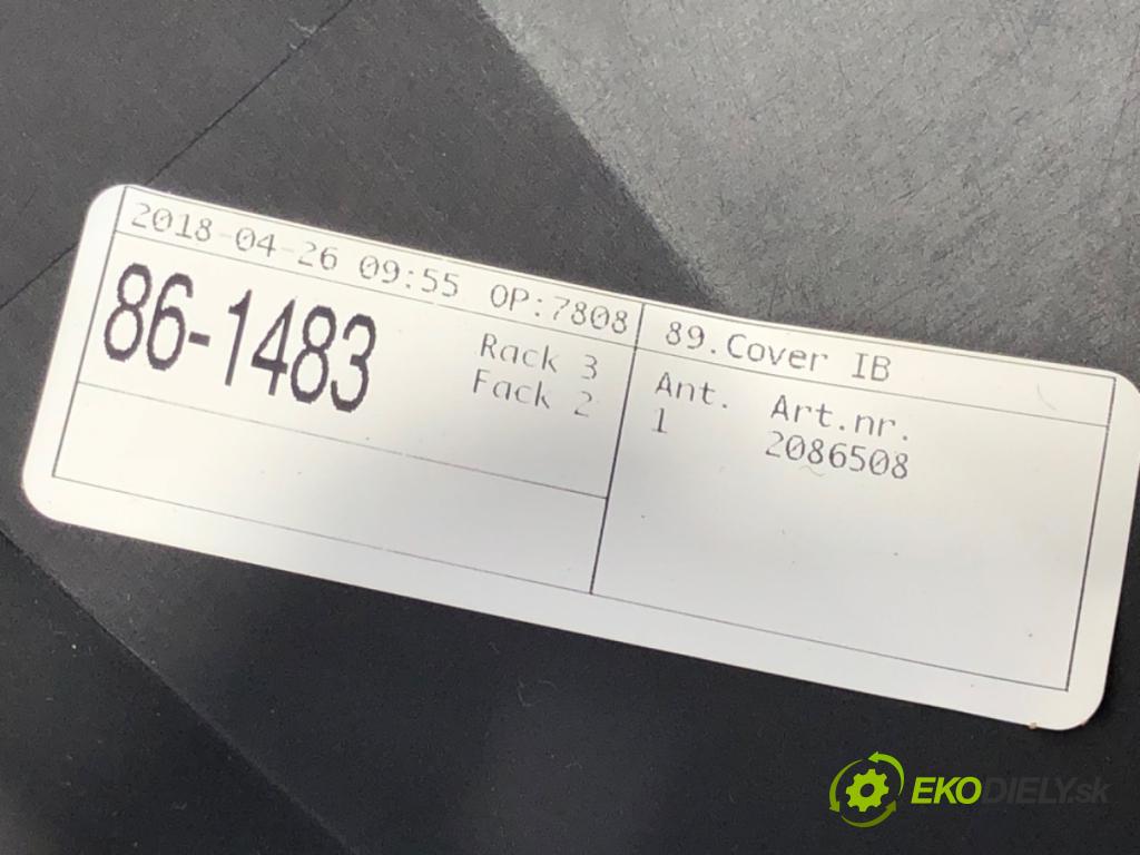 SCANIA L,P,G,R,S - series Ciągnik siodłowy 2018 331 kW S450 331 kW [450 KM] olej napędowy 2016 - 2022 12742 clona desky palubní 2086508