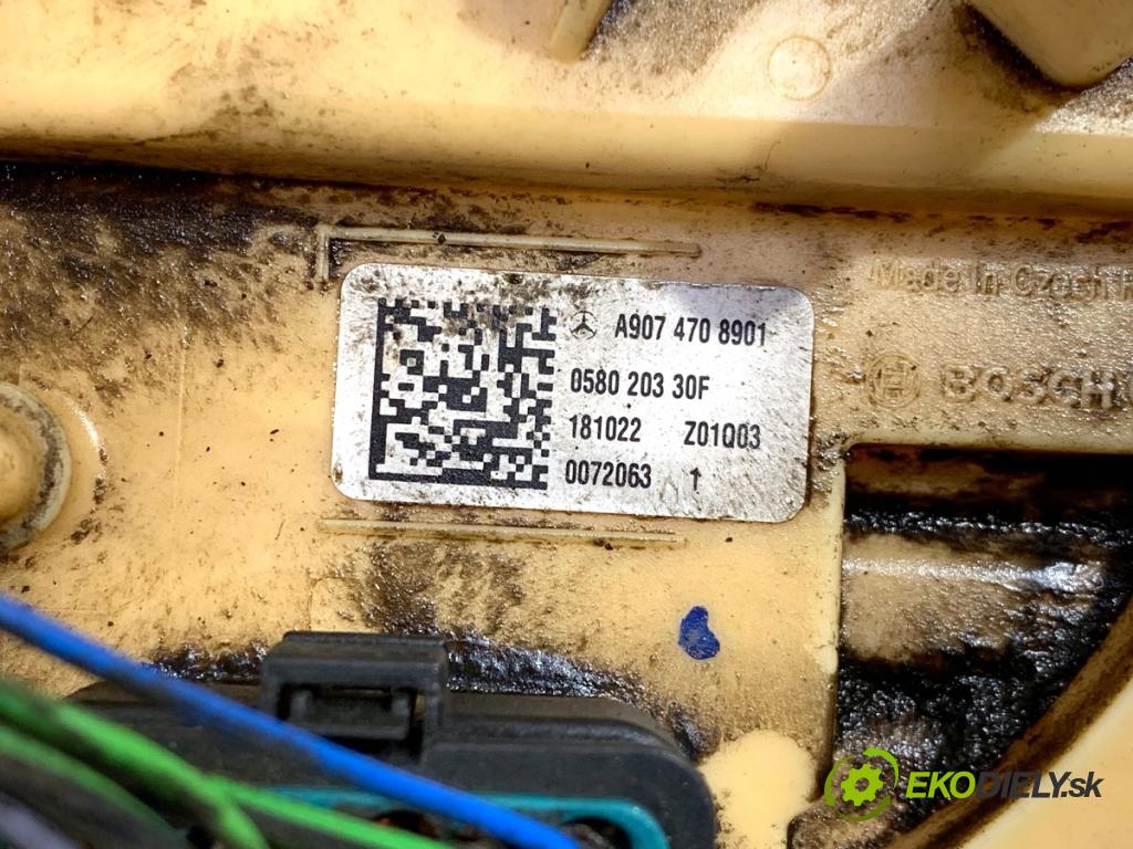 MERCEDES-BENZ SPRINTER 3,5-t Platforma / podwozie Platforma / podwozie 2022 125 kW 317 CDI (910.030) 1950 pumpa paliva A9074708901