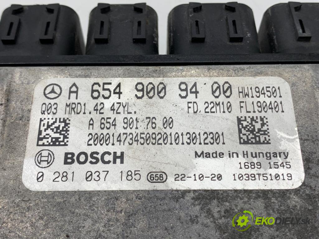 MERCEDES-BENZ SPRINTER 3,5-t Platforma / podwozie Platforma / podwozie 2022 125 kW 317 CDI (910.030) 1950 řídící jednotka motora A6549009400 (Řídicí jednotka)
