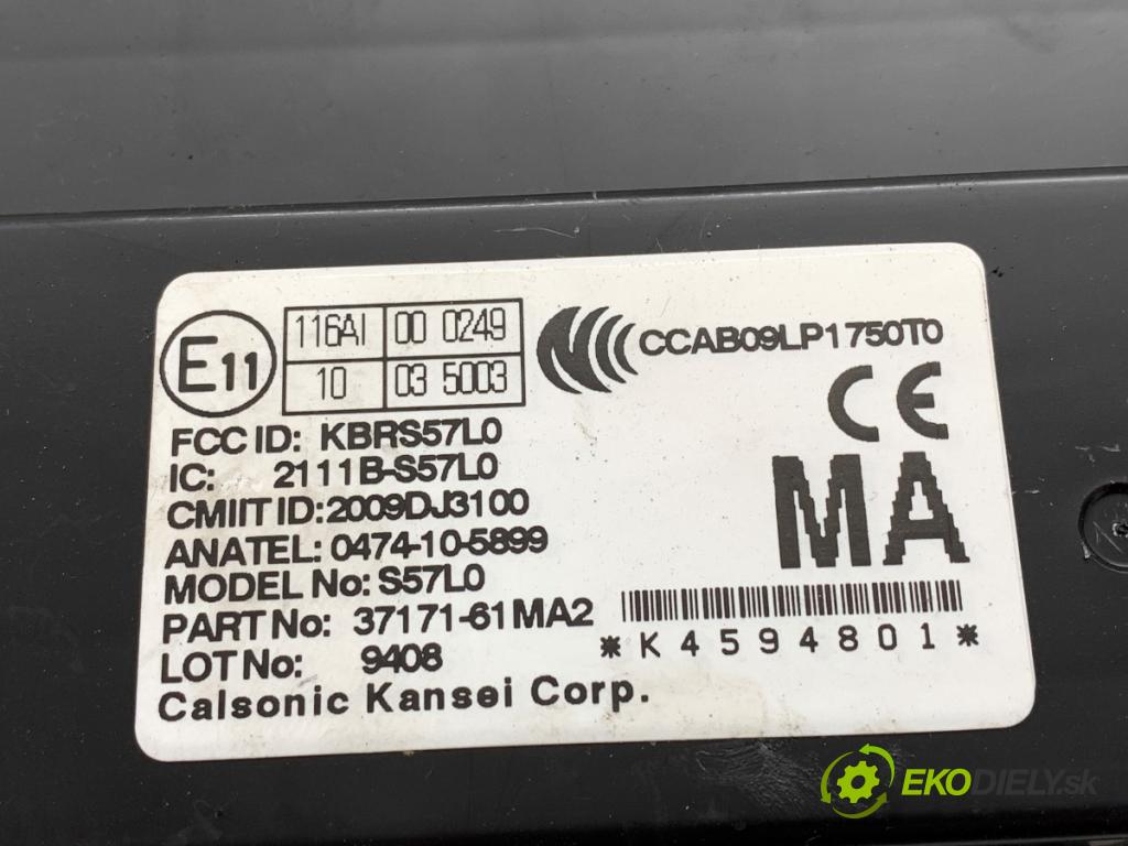 SUZUKI SX4 liftback 2019 103 kW 1.4 T (AKK 414) 1373 modul KEYLESS 37171-61MA2