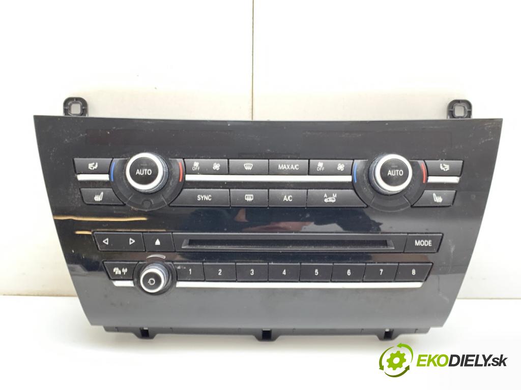 BMW F15 SUV 2015 160 kW xDrive 25 d 2993 Panel ovládania kúrenia 9390457 (Prepínacie páčky pod volantom)