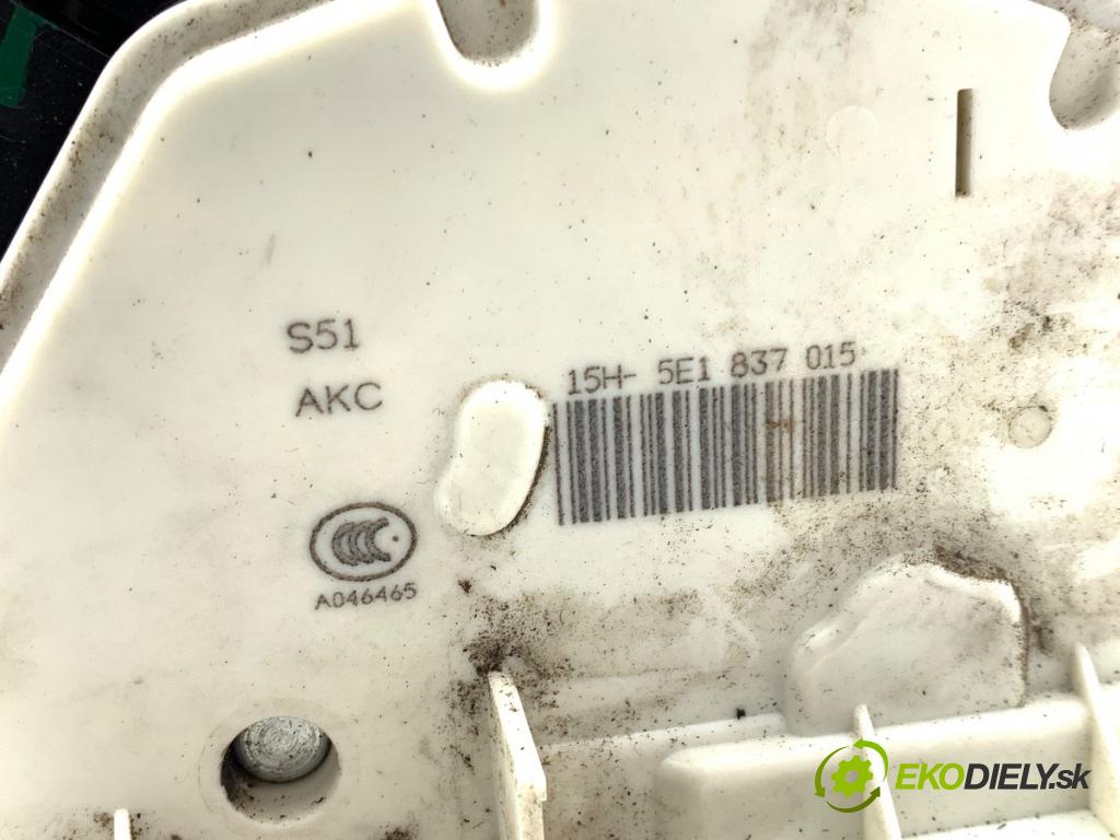 SKODA OCTAVIA III liftback 2013 132 kW 1.8 TSI 1798 zámok dveře levý přední část 5E1837015