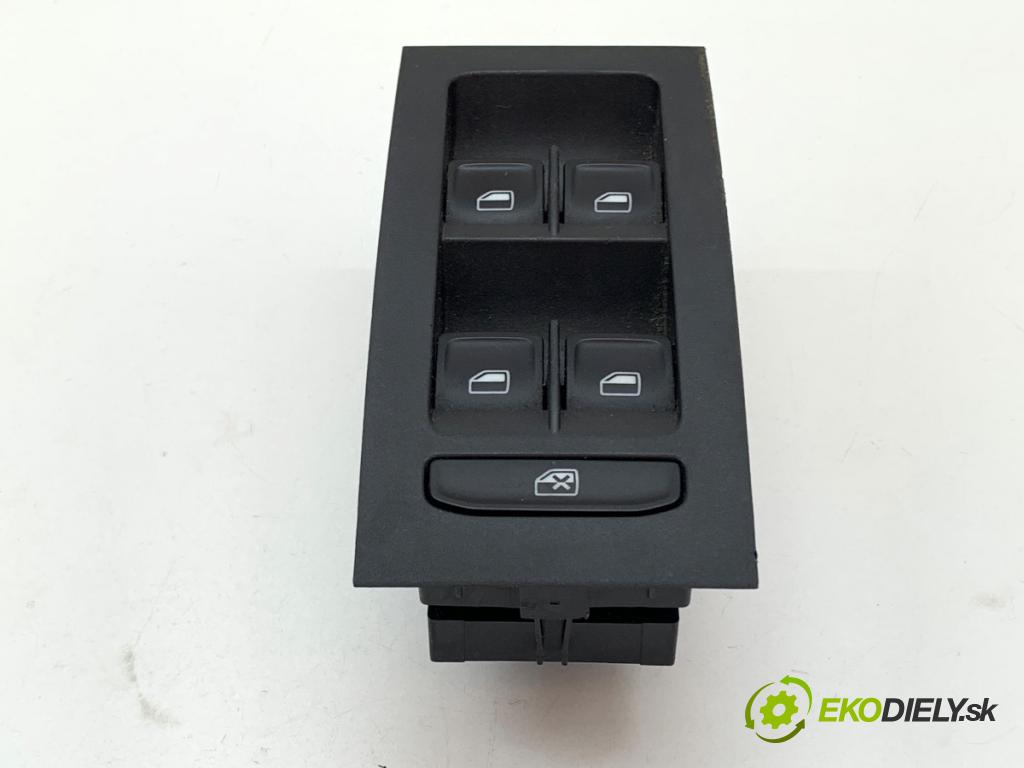 SKODA OCTAVIA III liftback 2013 132 kW 1.8 TSI 1798 Prepínač okien 5E0959857 (Prepínacie páčky pod volantom)