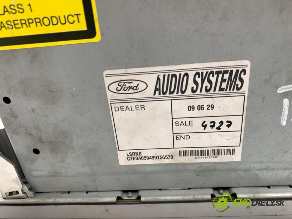 FORD KUGA I SUV 2010 100 kW 2.0 TDCi 1997 RADIO 8V4T-18K931-AF (Audio zařízení)