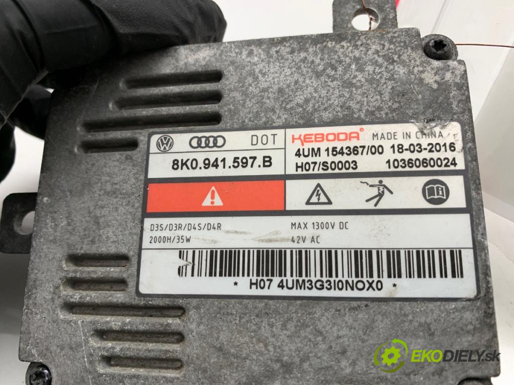SKODA SUPERB III Kombi 2016 110 kW 2.0 TDI 1968 měnič XENON 8K0941597B (Řídící jednotka xenonu)