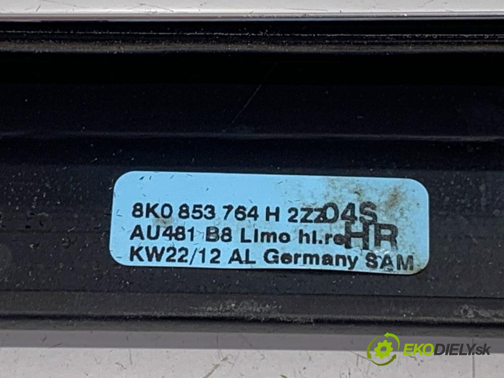 AUDI A4 B8 sedan 2012 125 kW 1.8 TFSI 1798 Lišta Sbírání: zad pravy 8K0853764H