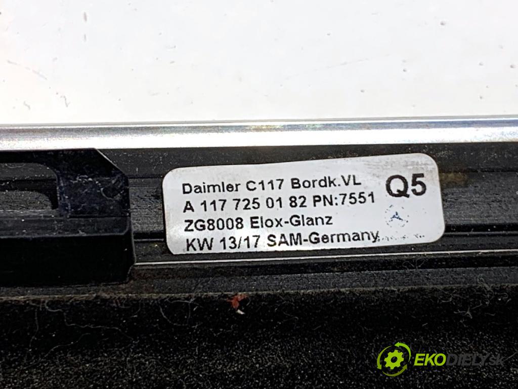 MERCEDES-BENZ CLA Shooting Brake Kombi 2017 100 kW CLA 200 CDI / d (117.908) 2143 lišta Sbírání: přední část levý A1177250182