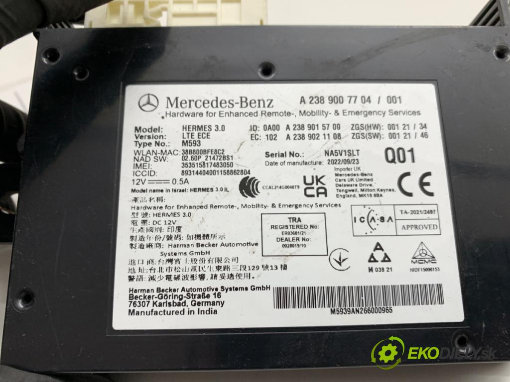 MERCEDES-BENZ SPRINTER 3,5-t Platforma / podwozie Platforma / podwozie 2022 125 kW 317 CDI (910.030) 1950 modul komunikace A2389007704