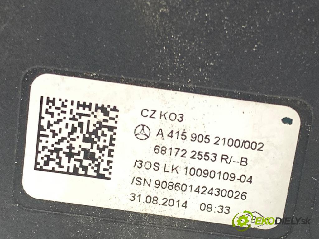 MERCEDES-BENZ CITAN nadwozie wielkoprzestrzenne (MPV) 2016 81 kW 111 CDI (415.703, 415.705) 1461 přepínač kombinovaný A4159052100 (Páčky pod volantem)