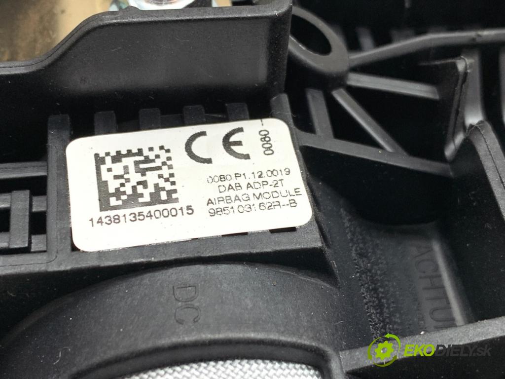 MERCEDES-BENZ CITAN nadwozie wielkoprzestrzenne (MPV) 2016 81 kW 111 CDI (415.703, 415.705) 1461 AirBag volantu 985103162R (Airbag)