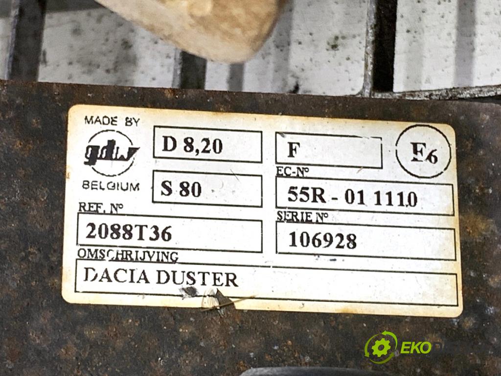 DACIA DUSTER SUV 2016 92 kW 1.2 TCe 125 1197 Hák ťažné zariadenie  (Ťažné zariadenie)