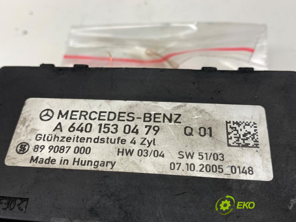 MERCEDES-BENZ W245 liftback 2006 100 kW B 200 CDI (245.208) 1991 relé svíček žhavení A6401530479 (Relé)