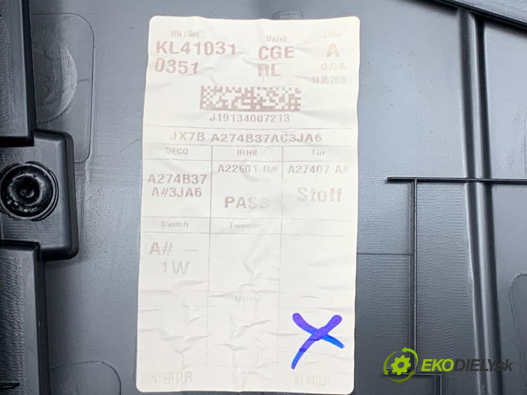 FORD FOCUS IV liftback 2019 88 kW 1.5 EcoBlue 1499 ča dveře levý zadní část