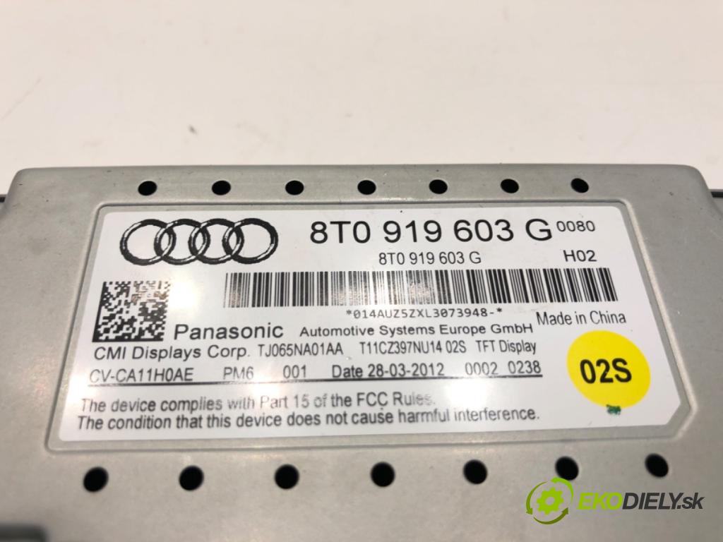 AUDI A4 B8 sedan 2012 125 kW 1.8 TFSI 1798 Displej 8T0919603G (Přístrojová deska)