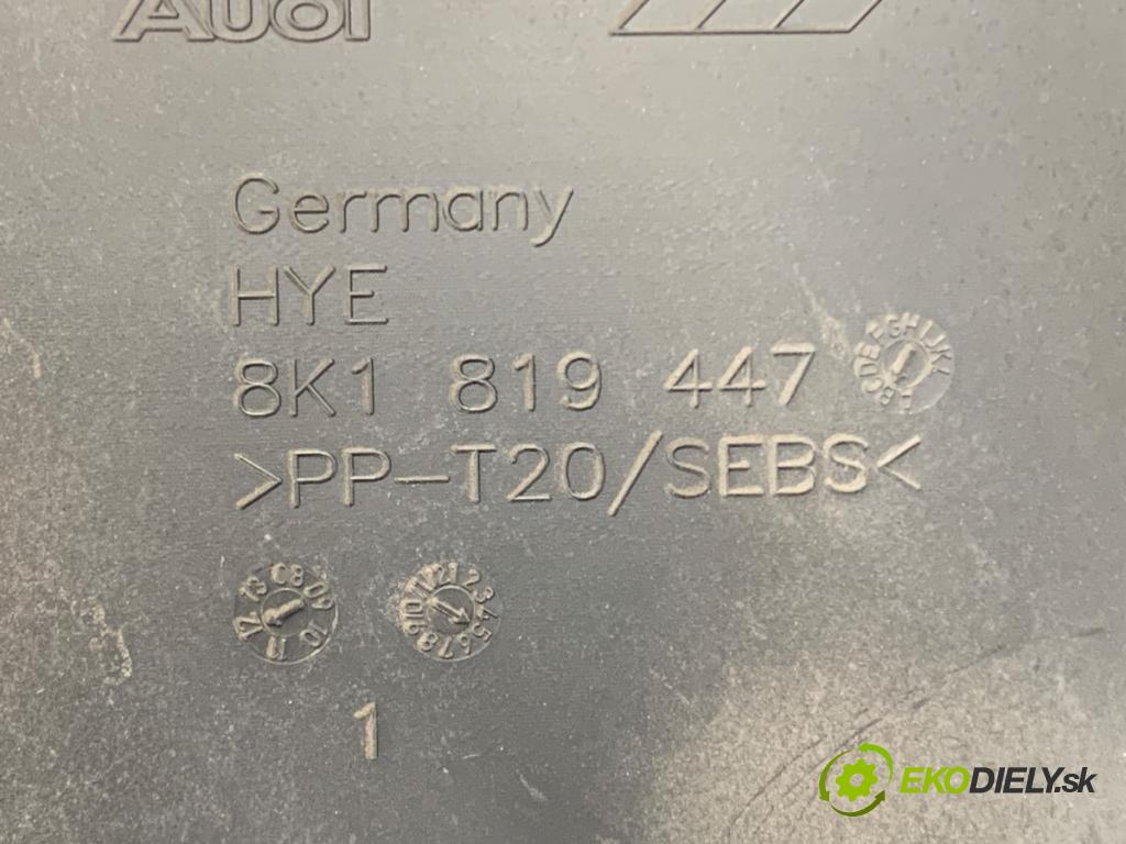 AUDI A4 B8 sedan 2012 125 kW 1.8 TFSI 1798 torpédo plast pod čelní okno 8K1819447 (Plast pod čelním sklem)