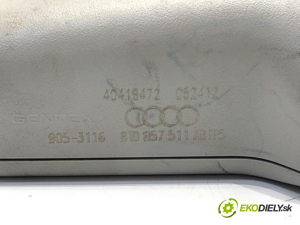 AUDI A4 B8 sedan 2012 125 kW 1.8 TFSI 1798 zpětné zrcátko vnitřní 8T0857511AB (Vnitřní zpětné zrcátko)