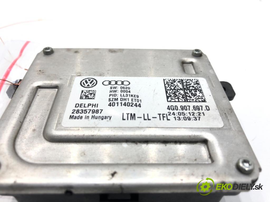 AUDI A4 B8 sedan 2012 125 kW 1.8 TFSI 1798 měnič XENON 4G0907697D (Řídící jednotka xenonu)