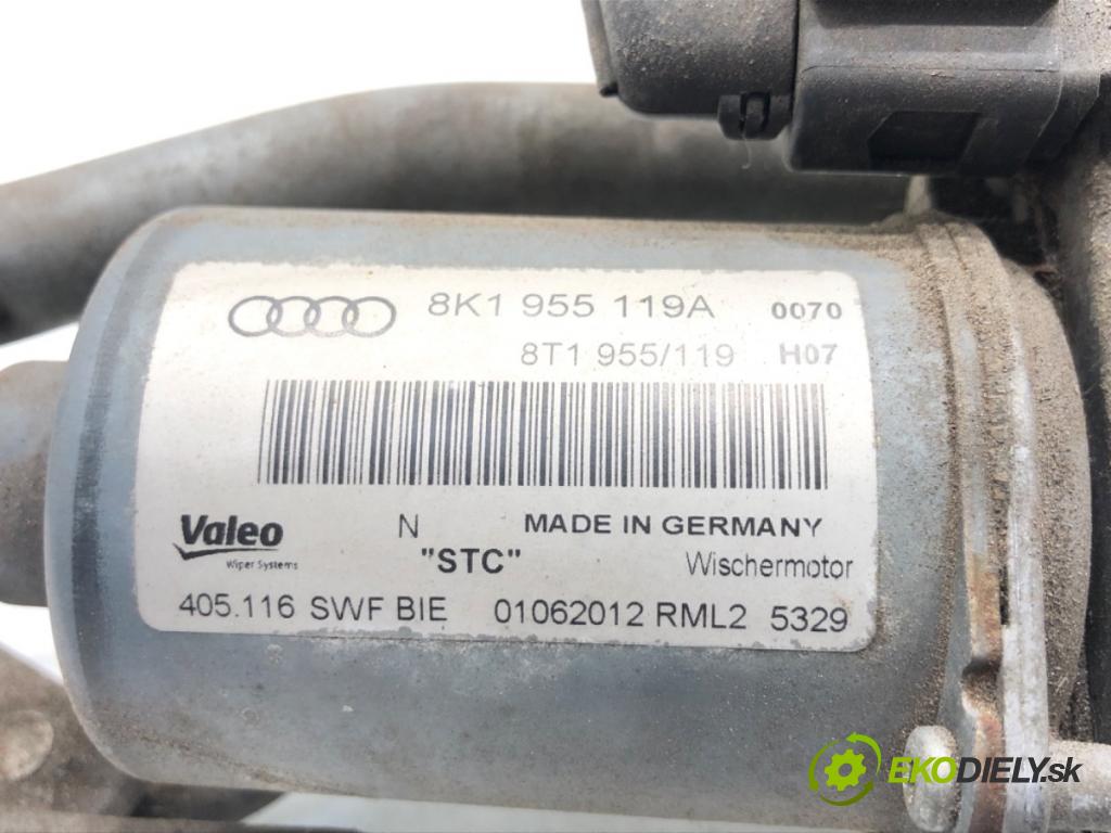AUDI A4 B8 sedan 2012 125 kW 1.8 TFSI 1798 mechanismus stěračů přední část 8K1955119A (Motorek stěračů přední)
