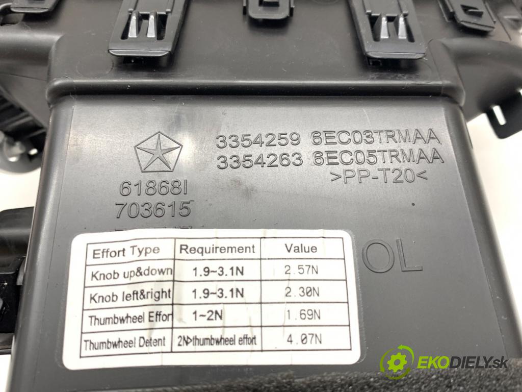 CHRYSLER PACIFICA nadwozie wielkoprzestrzenne (MPV) 2018 185 kW 3.6 Hybrid 3604 mří topení levý přední část 6EC051X9AA