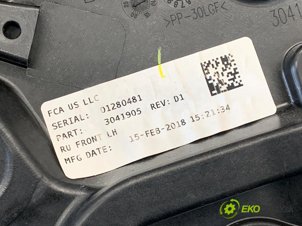 CHRYSLER PACIFICA nadwozie wielkoprzestrzenne (MPV) 2018 185 kW 3.6 Hybrid 3604 mechanismus okna levý přední část 3041905