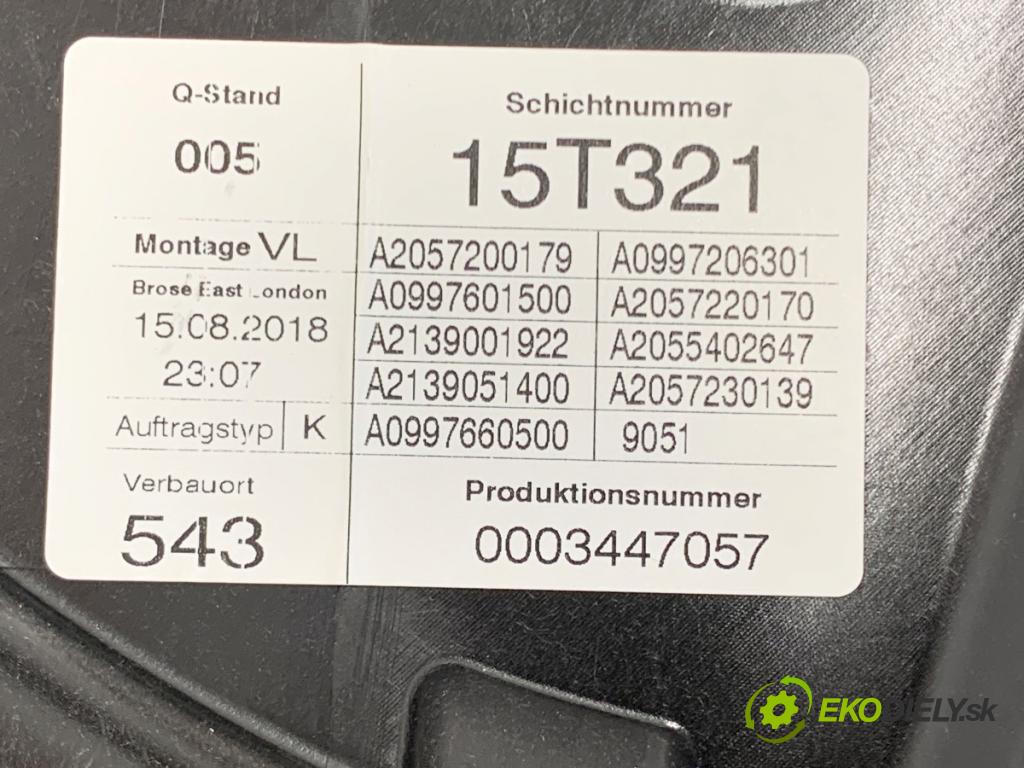 MERCEDES-BENZ KLASA C sedan 2019 110 kW C 200 d (205.011) 1950 mechanismus okna levý přední část