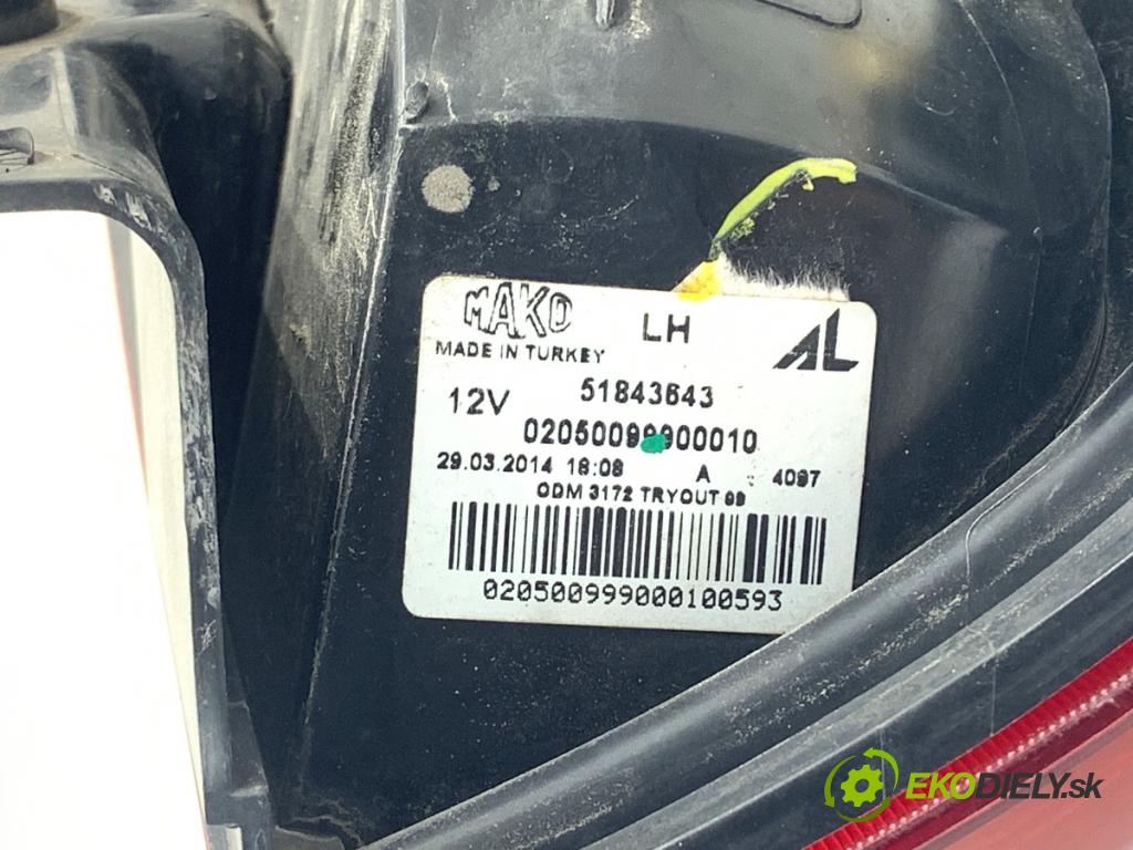 FIAT PANDA III liftback 2014 51 kW 1.2 (312PXA1A) 1242 světlo levý zadní část 51843643