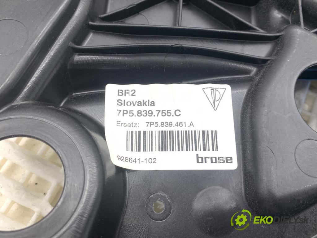 PORSCHE CAYENNE SUV 2013 220 kW 3.6 3598 mechanismus okna levý zadní část 7P5839755C