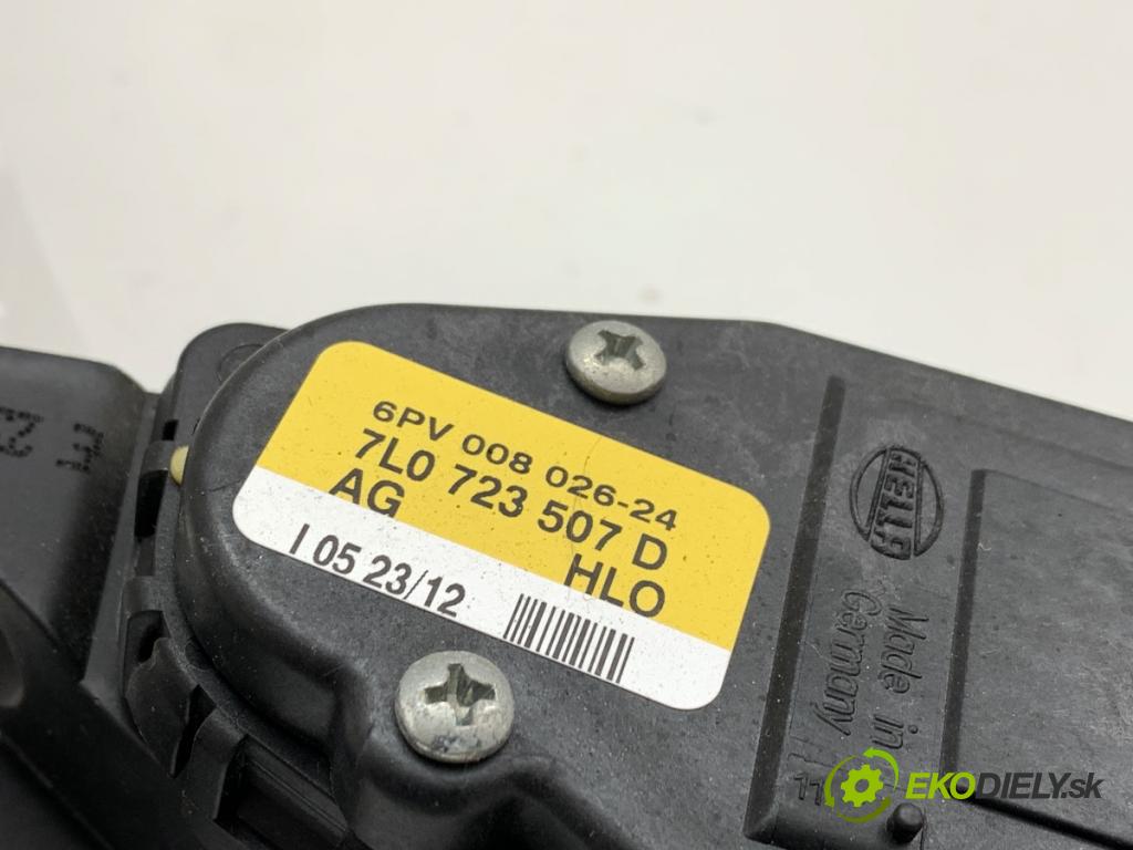 PORSCHE CAYENNE SUV 2013 220 kW 3.6 3598 Potenciometer plynu 7L0723507D (Potenciometer plynového pedálu)