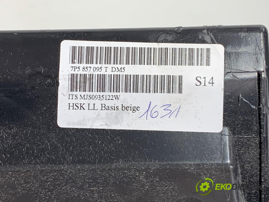 PORSCHE CAYENNE SUV 2013 220 kW 3.6 3598 přihrádka kastlík spolujezdce 7P5857095T (Přihrádka (kastlík))