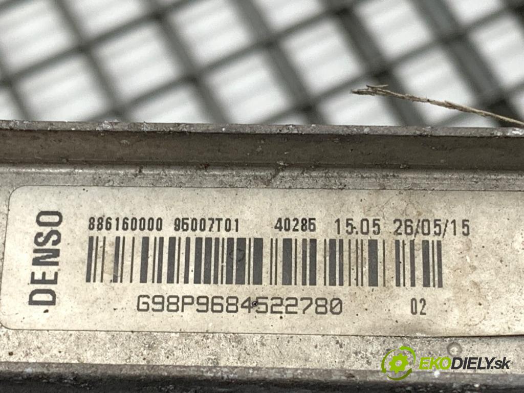 PEUGEOT 208 I liftback 2015 60 kW 1.2 VTI 82 1199 Chladič vody 9684522780 (Chladič vody)